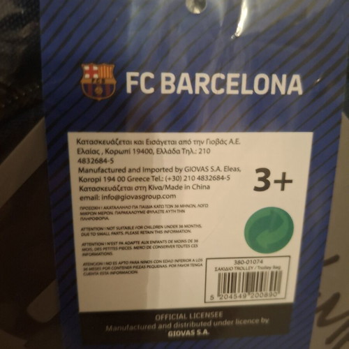 FC Barcelona "BARCA BARCA" school trolley backpack, Back Me UP