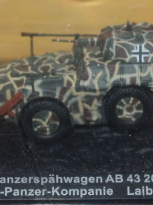 DeAgostini The Combat Tanks Collection Panzerspahwagen AB 43 203 (i) καινούργιο