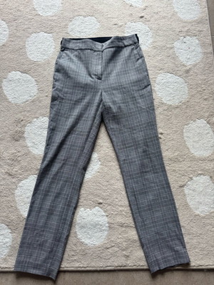 Zara trousers like new, size S, white and grey