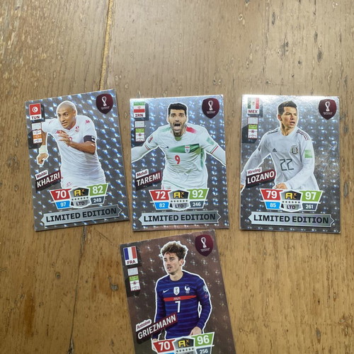 Antoine Griezmann Limited Edition Panini Adrenalyn XL FIFA World Cup Qatar 2022 4pcs like new