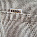 Τζιν Valentino μπεζ, straight relaxed fit, σαν καινούργιο