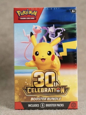 Pokémon 30th Celebration πακέτο με 6 πακέτα ενίσχυσης, Sealed
