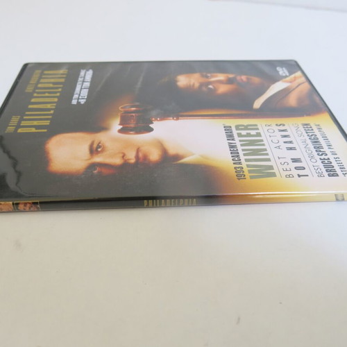 Philadelphia DVD used, movie starring Tom Hanks