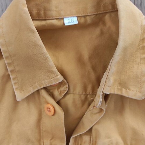 Scout shirt size 28 like new, yellow