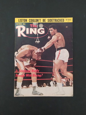 Περιοδικό The Ring Οκτώβριος 1964 μεταχειρισμένο με εξώφυλλο Muhammad Ali