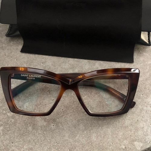 Saint Laurent glasses with presbyopia lenses like new, brown