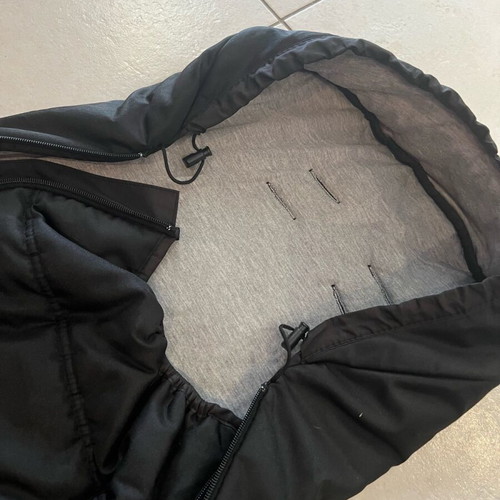Black stroller footmuff like new