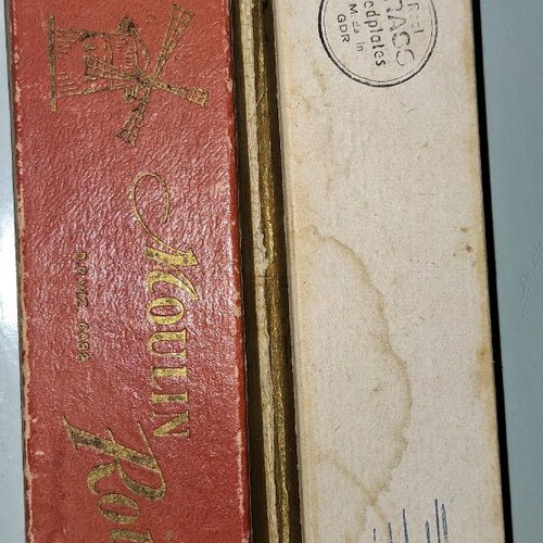 Moulin Rouge harmonica box very old used