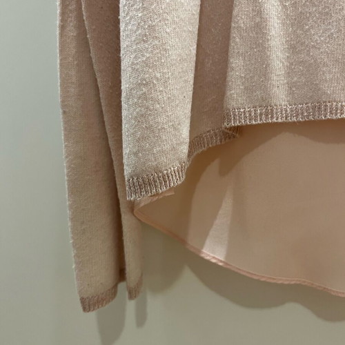 Coast pink long-sleeve blouse used, size M