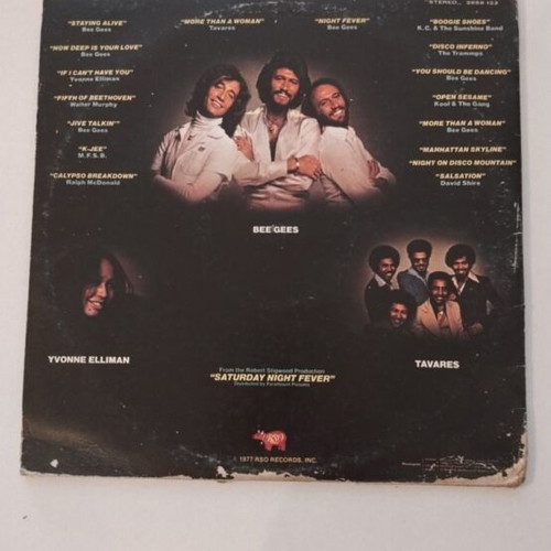 Saturday Night Fever double vinyl soundtrack, original 1977 Greek edition