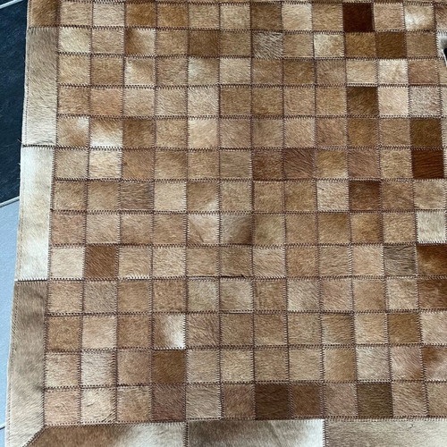 Leather rug new, size 0.90x1.50