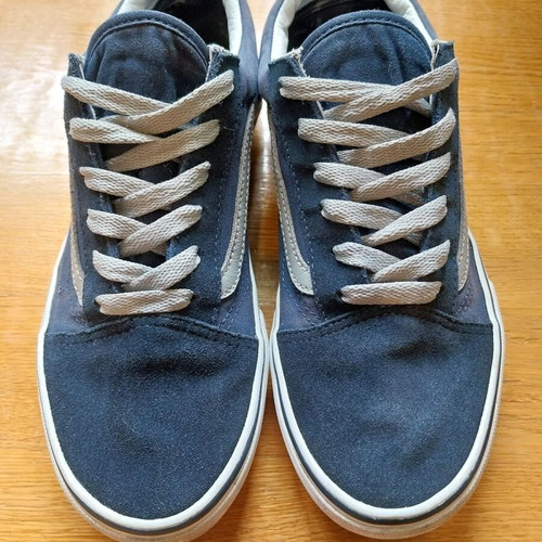 Vans casual shoes grey and blue like new, size 39