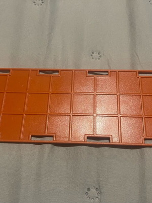 Playmobil container lid 20*8 orange like new