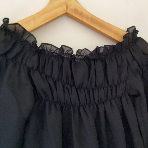 Black Off-Shoulder Zara Blouse like new