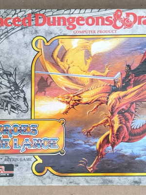 Heroes Of The Lance Amstrad Disk like new with book