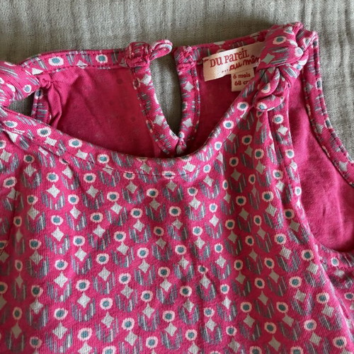 Dpam baby girl dress like new, 6 months