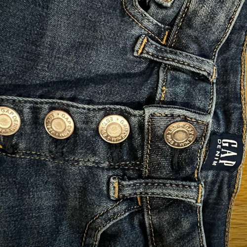 Gap jean girls denim stretch high rise jegging 7 years new, blue