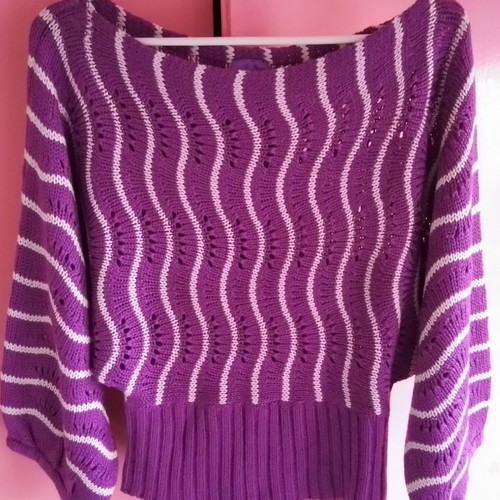 Sfera thin sweater size S violet