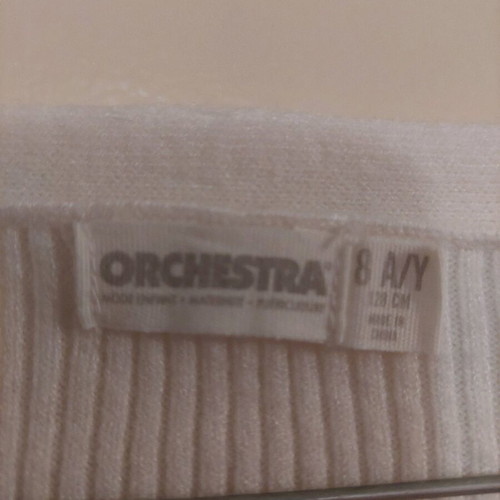 Rib white cardigan Orchestra like new, suitable for XS and S