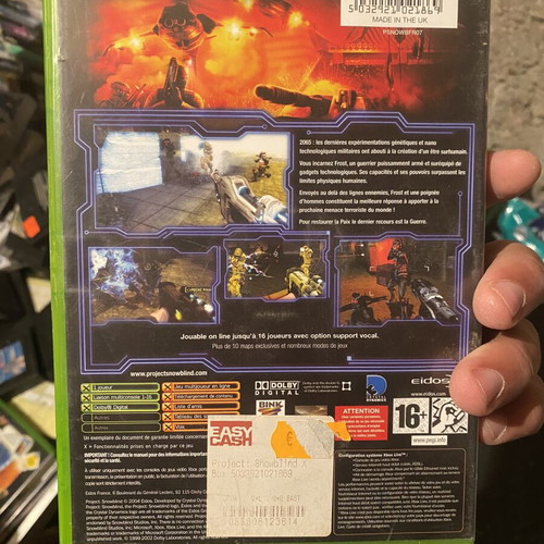Project Snowblind Xbox original game