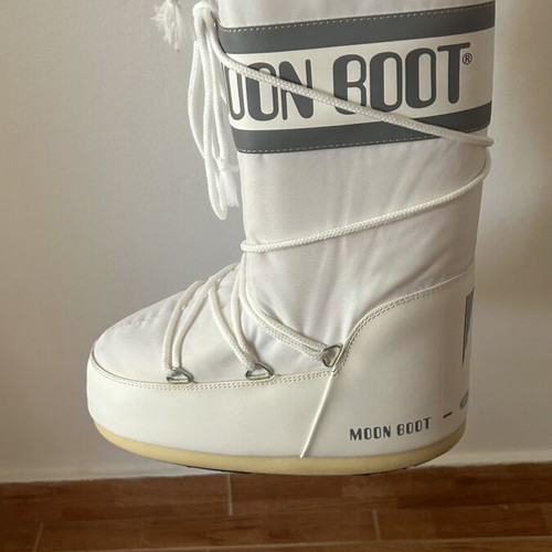 Moon Boot MB ICON NYLON snow boots, white, size 39