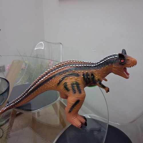 Red dragon figure like new with sound