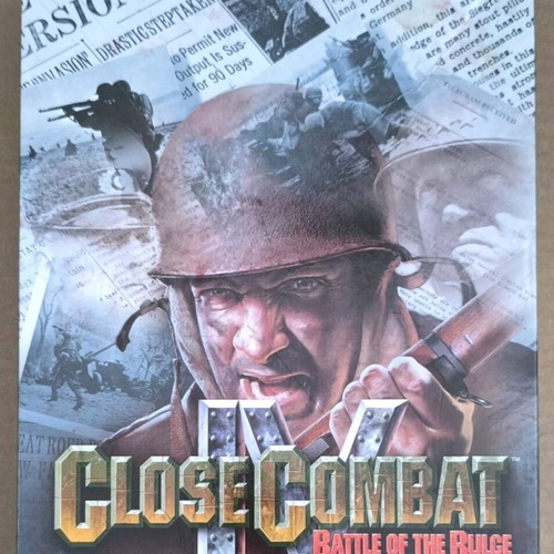 Close Combat IV Battle Of The Bulge PC CD-ROM like new, Big Box