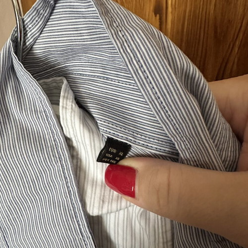 Massimo Dutti shirts like new, pack of two, gray and blue, XL