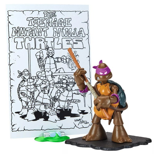 Playmates Teenage Mutant Ninja Turtles Donatello Original Sketch figure new