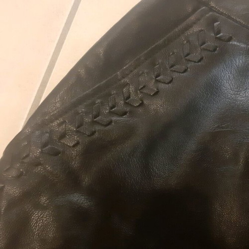 Indigo Collection M&S leatherette skirt like new, size small-medium, black