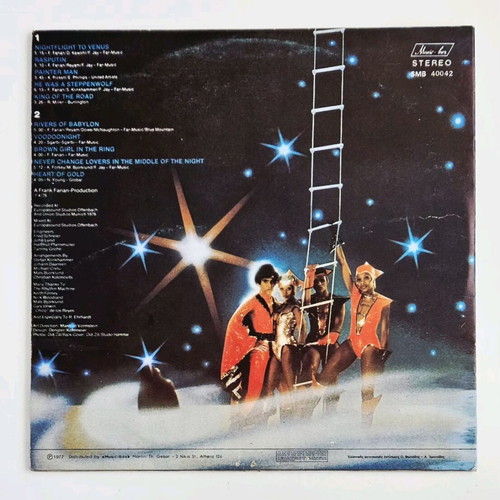 Boney M Nightflight To Venus first press vinyl record 1978 like new