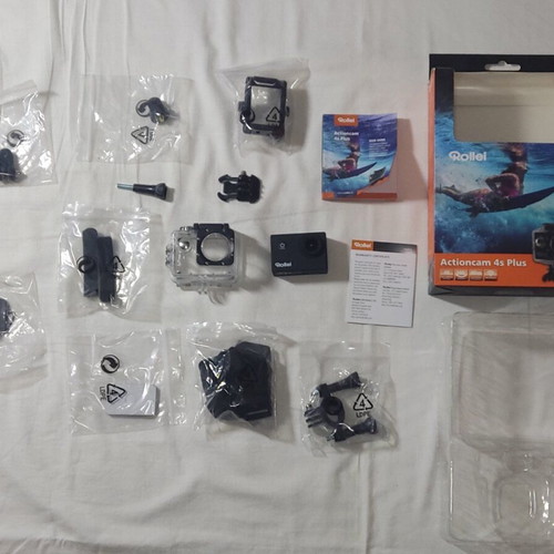 Rollei Actioncam 4s Plus action camera like new with accessories