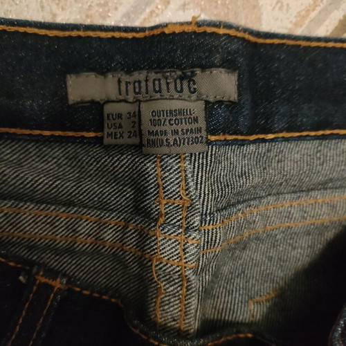 Bootcut jeans like new, blue, sizes S and M