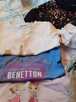 Girls' clothing pack used, 10 to 11 pieces for 5-year-old