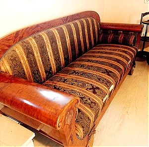 Καναπές από καρυδιά αρχές 19ου αιώνα Biedermeier