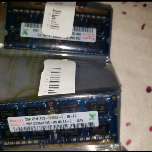 Sodimm DDR3 RAM 4 pieces of 2GB like new