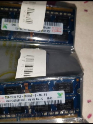 Sodimm DDR3 RAM 4 pieces of 2GB like new