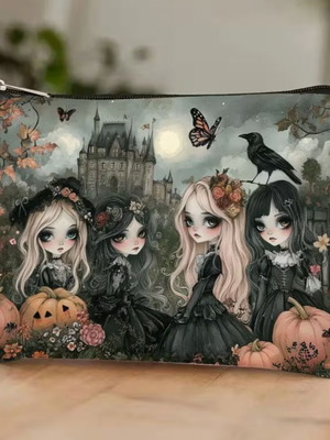 Halloween Toiletry Bag New With Goth Design And Mysterious Details
