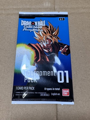 Dragon Ball Card Game Fusion World Tournament Pack 01 like new