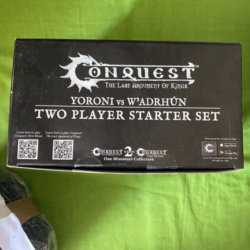 Conquest Yoroni vs W’adrhun two player starter set