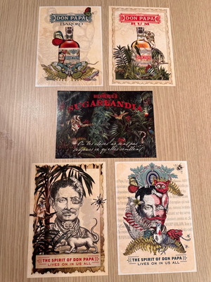Collectible rum post cards new, over 40 pieces