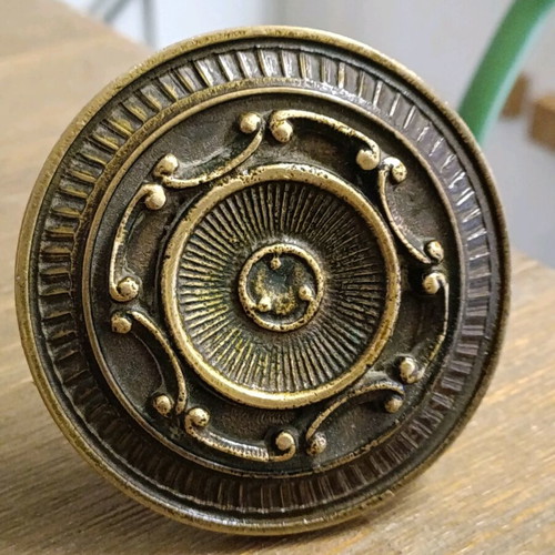 Antique door knob 1920 brass used