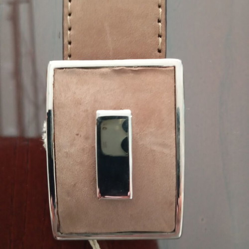 Leather belt new, light brown, size 95