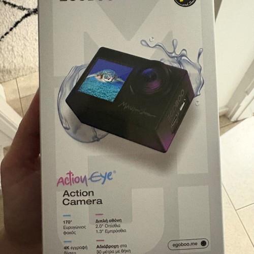 Egoboo X Maui And Sons MUSJ4000BLK action camera new 4K Ultra HD