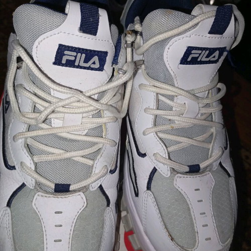 Fila sneakers like new, white and blue, size 44