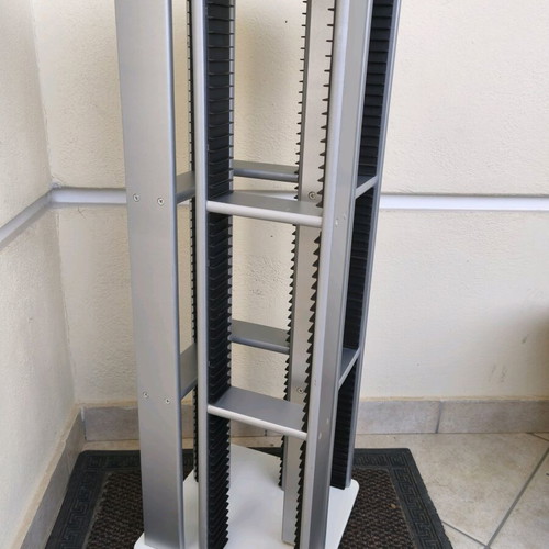 Rotating CD/DVD stand like new, 80cm height, 228 CD capacity