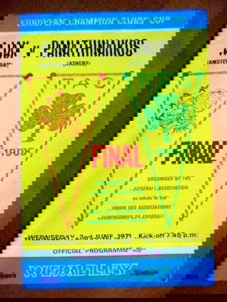 ΠΡΟΓΡΑΜΜΑ ΑΓΩΝΑ ΠΑΝΑΘΗΝΑΙΚΟΣ - ΑΓΙΑΞ