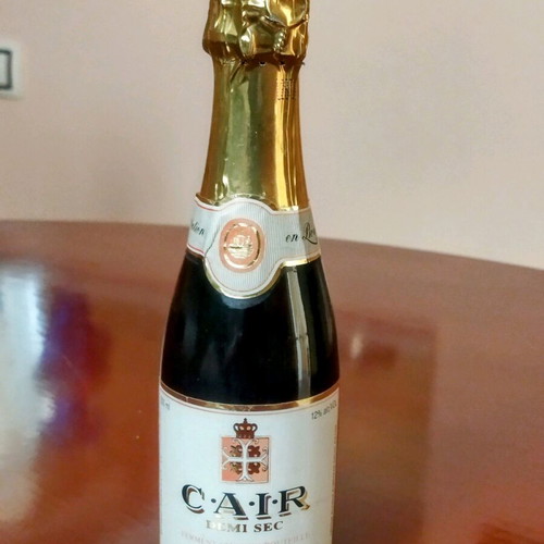 C'A'I'R' Rhodes Demi Sec Champagne 200ml like new vintage
