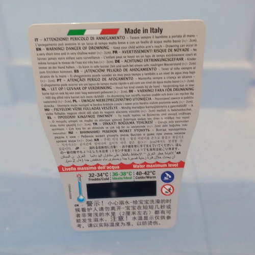 Okbaby Onda Light Blue Bathtub like new