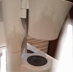 Filter coffee maker used, functional, without carafe